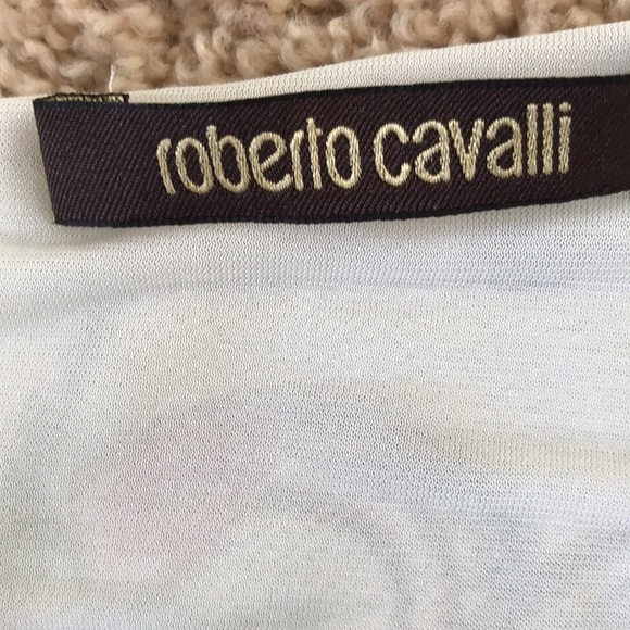 Roberto Cavalli SZ 38 shell and pearl printed top - Picture 6 of 11